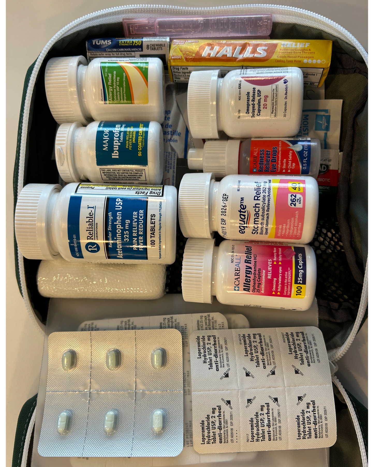 Missionary Edition Deluxe Travel Med Pack--With CUSTOMIZED Name Plate