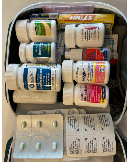 Missionary Edition Deluxe Travel Med Pack--With CUSTOMIZED Name Plate